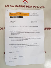 Liebherr 907768703 water pump 9077 687