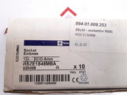 Set Of 9X Telemecanique RSZE 1S48M Socket Base Relay