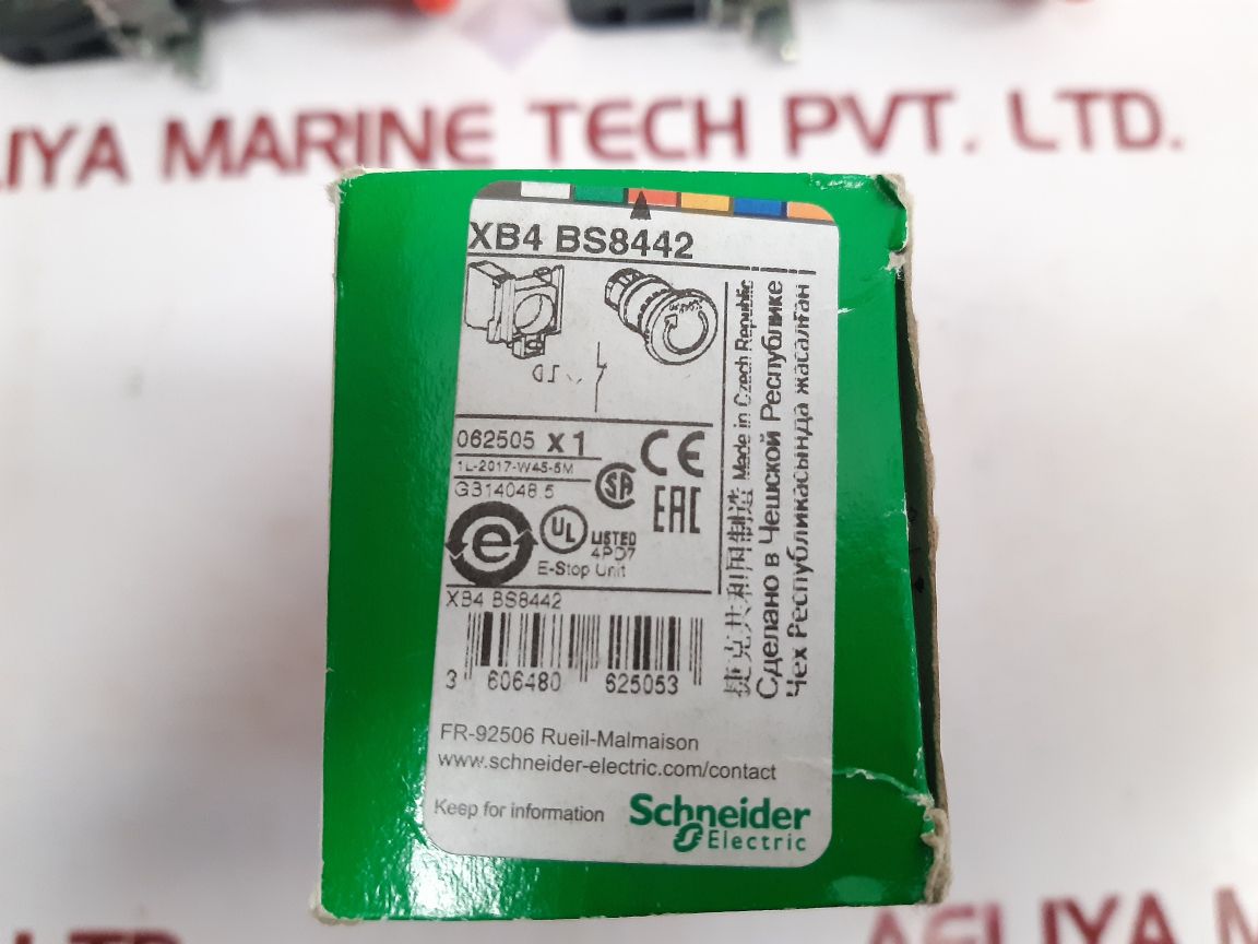 Schneider Electric Xb4 Bs8442 Emergency Stop Push Button