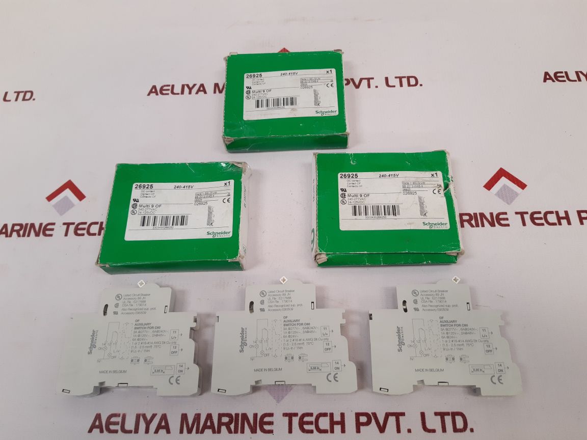 Schneider Electric 26925 Auxiliary Switch For C60
