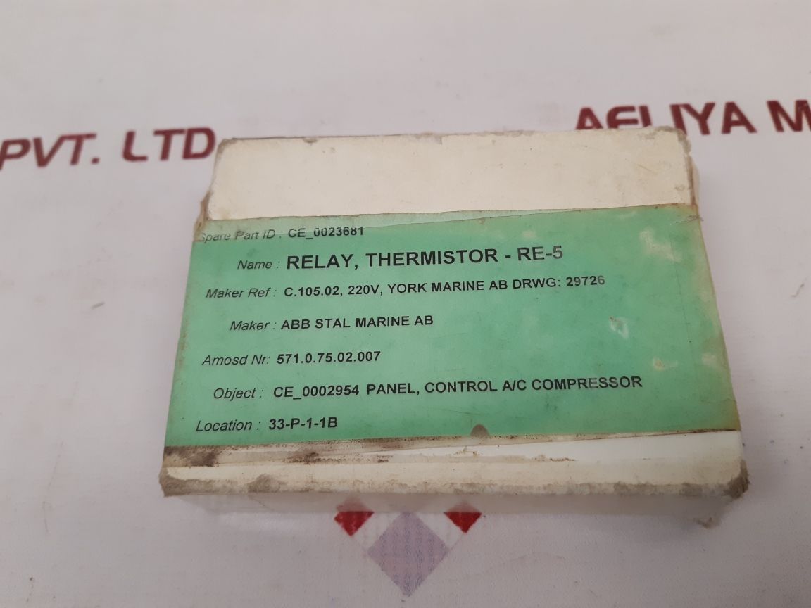Abb Cm-mss Thermistor Motor Protection Monitoring Relay 1Svr430811R1300