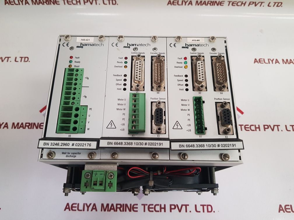 Steag hamatech bn 6648.3368 10/30 0202191 motion controller bn 3246.2960 0202176