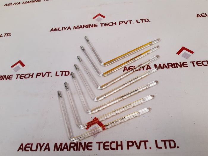 Set of 7x 292b 0+600°c/63 din16186b thermometer