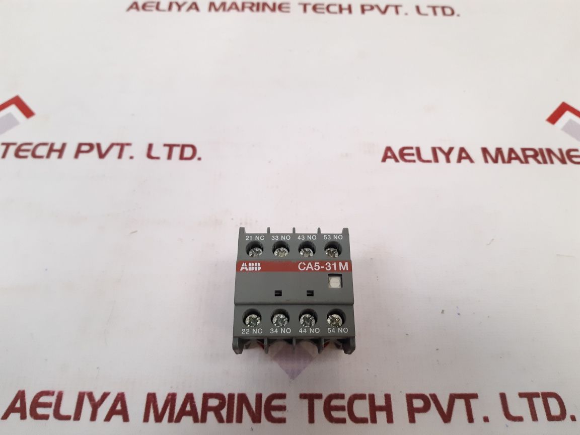 Set Of 7X Abb Ca5-31M Auxiliary Contact Block