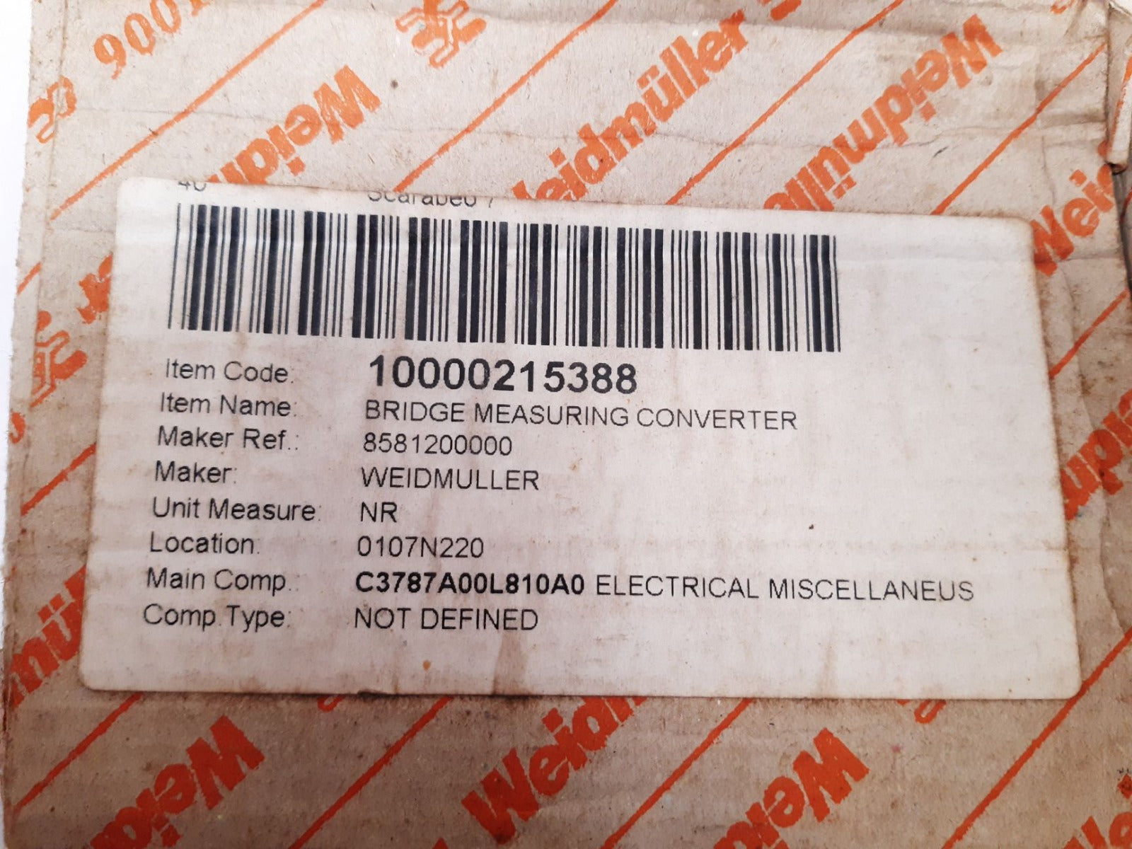Weidmuller Was5 Pro Bridge 8581200000