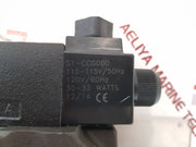 Parker 4D01 P208 0302 C1W30 Directional Hydraulic Valve 110-115/120V 50/60Hz