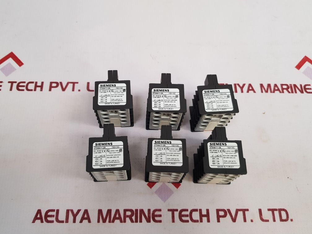 Siemens 3Tx4411-2A Auxiliary Contact Block New