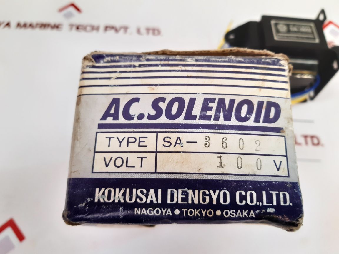 Kokusai Dengyo Sa-3602 Ac Solenoid