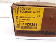 Danfoss 018z6251 Coil For Solenoid Valve 1m Cable 10w 50hz Bf230a