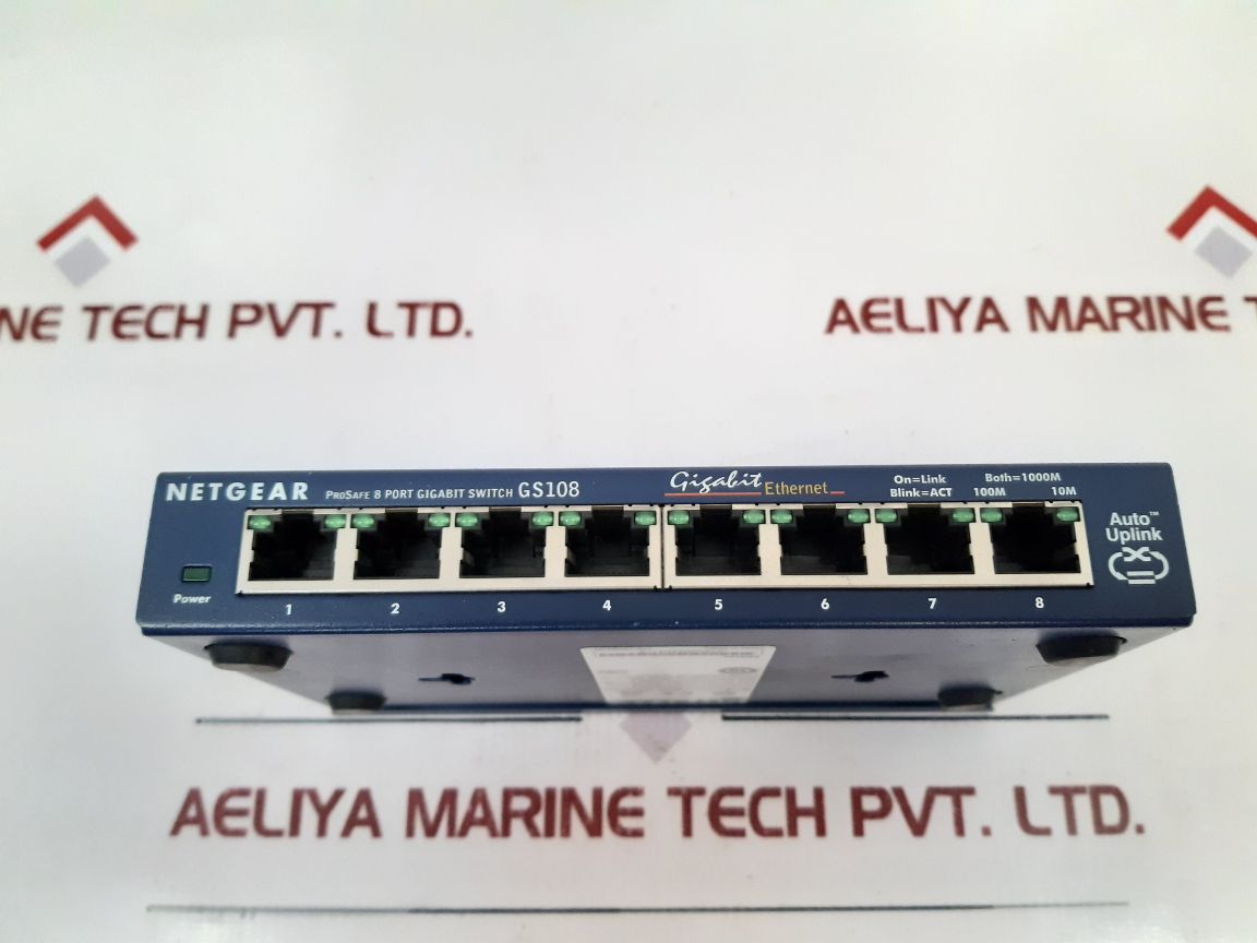 Netgear Gs108 Prosafe 8 Port Gigabit Switch