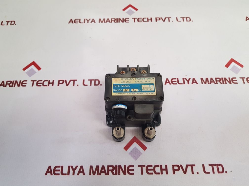 Yamamoto Electric Ms65L Differential Pressure Switch 50~ 300Pa