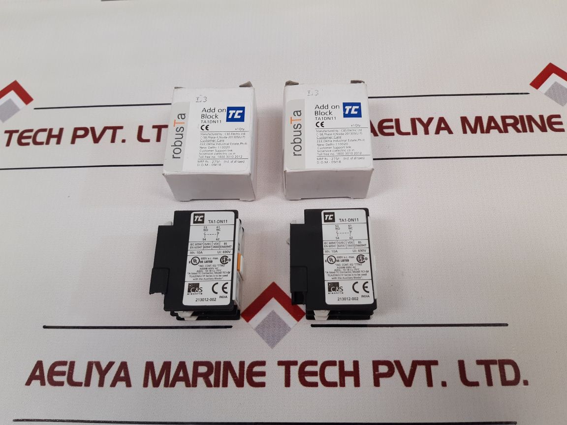 C&S Tc Ta1 Dn 11 Auxiliary Contact Block