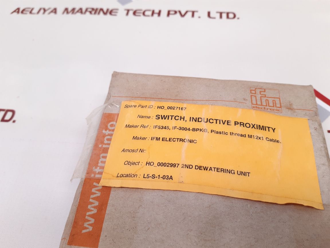 Ifm If5800 Inductive Sensor