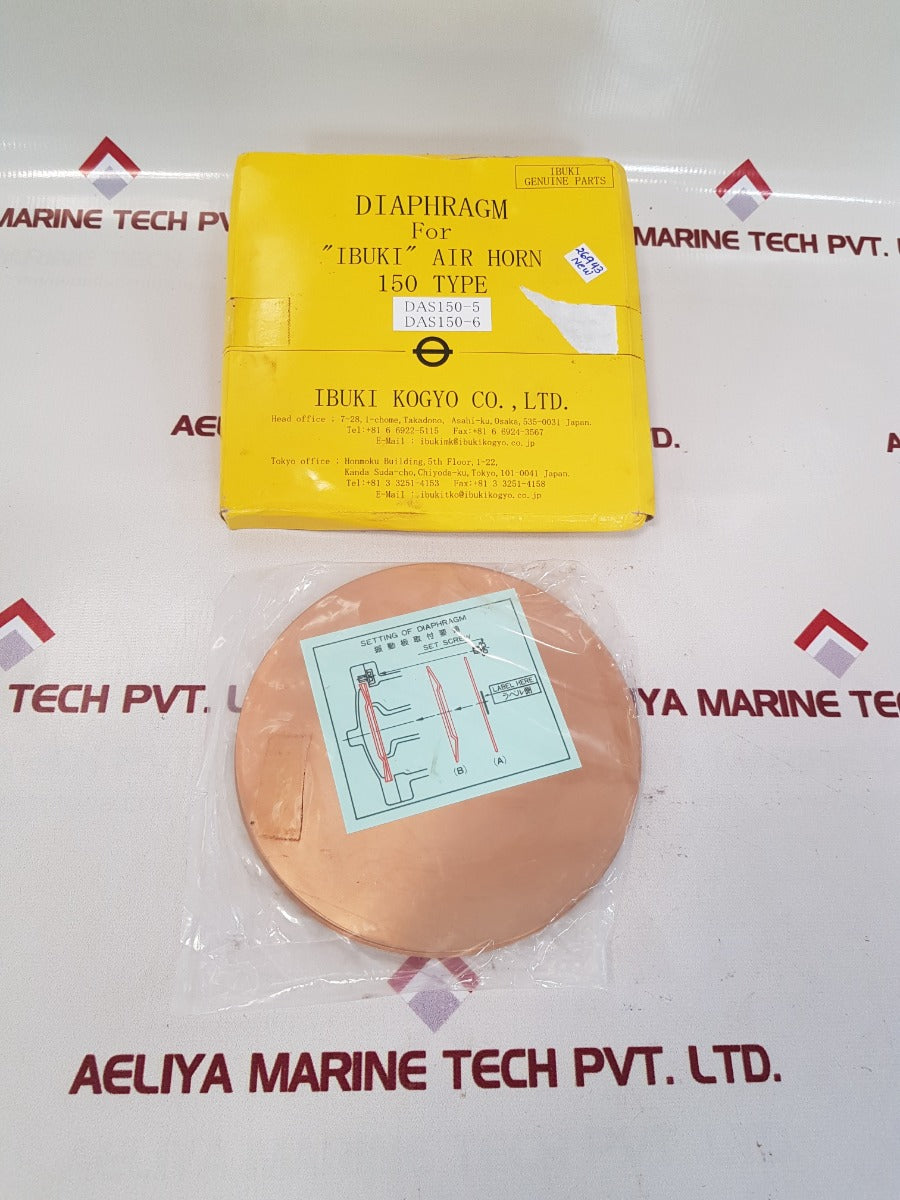 Ibuki kogyo 150 type diaphragm for air horn set