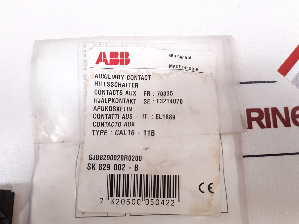 Abb Cal 16-11B Auxiliary Contact