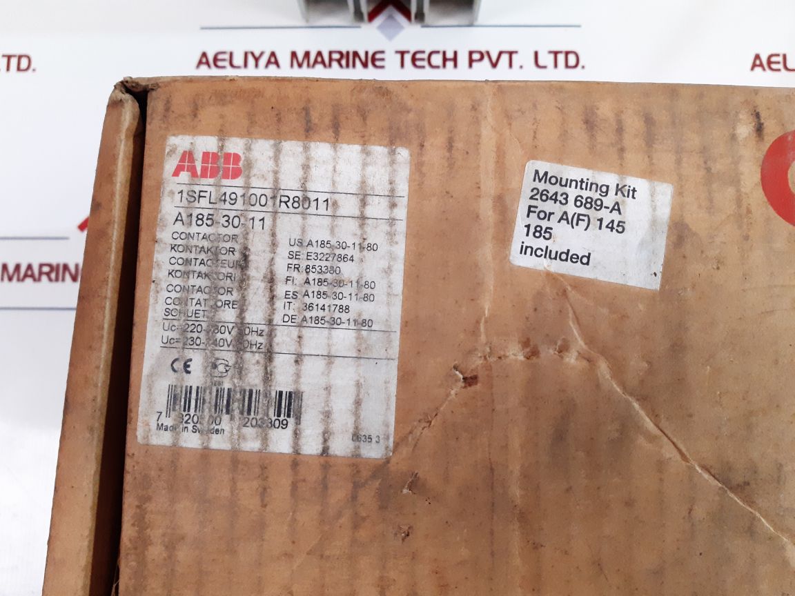 Abb A185-30 Contactor 1Sfl491001R8011