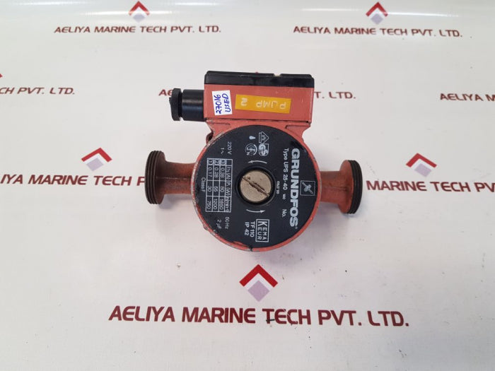 Grundfos ups 25-40 180 circulator pump 