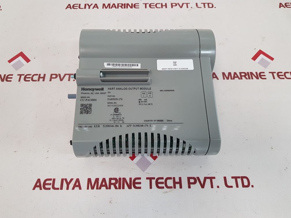 Honeywell Cc-paoh01 Hart Analog Output Module 51405039-176