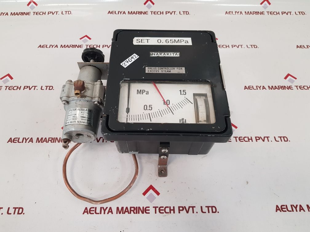 Nakakita Nsps 732 Pressure Controller Scale Range 0-1.5 Mpa