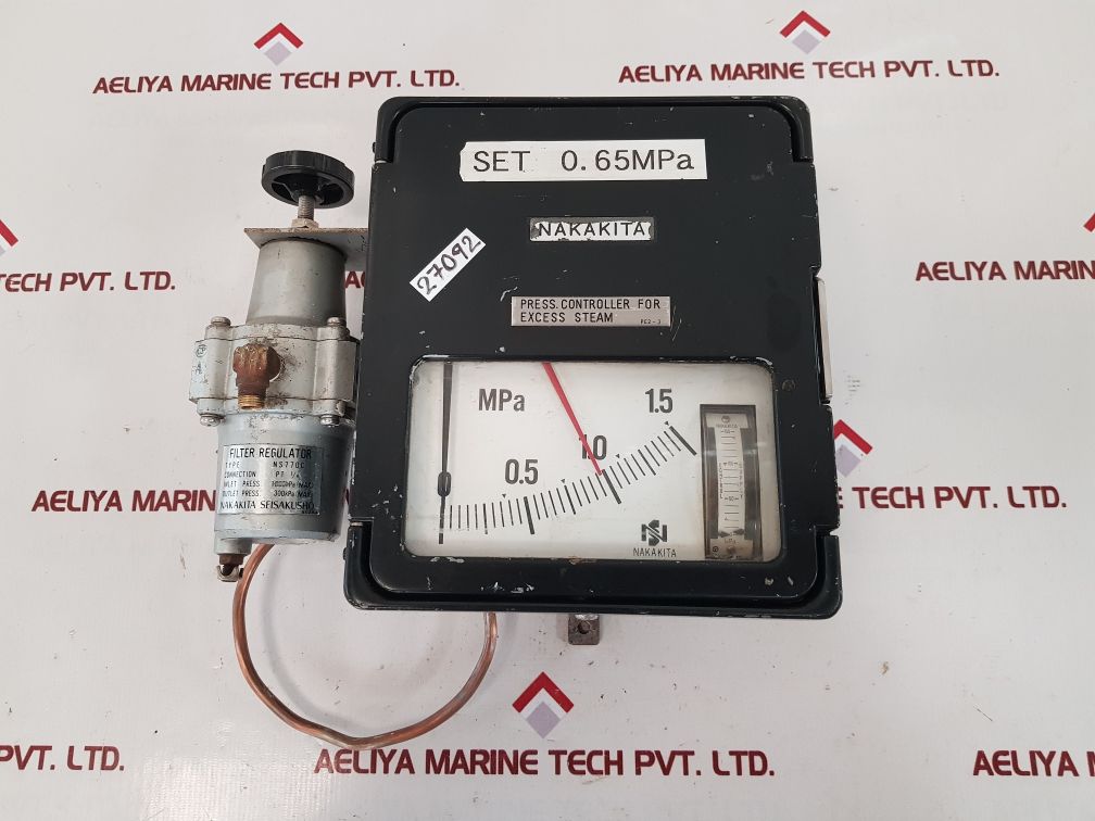 Nakakita Nsps 732 Pressure Controller Scale Range 0-1.5 Mpa