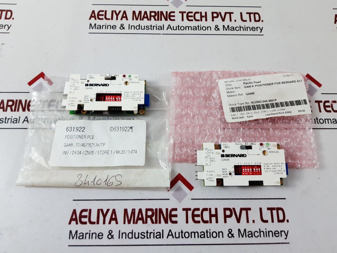 Bernard Gamk Vlv952.040.0001P Control Card