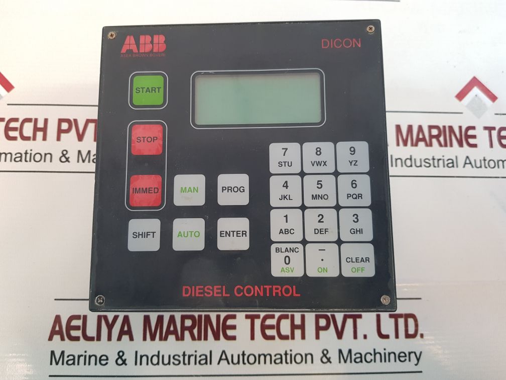 Abb Dicon Cma 112 Diesel Control Display Panel 3D De3 000 13 (Not Working)