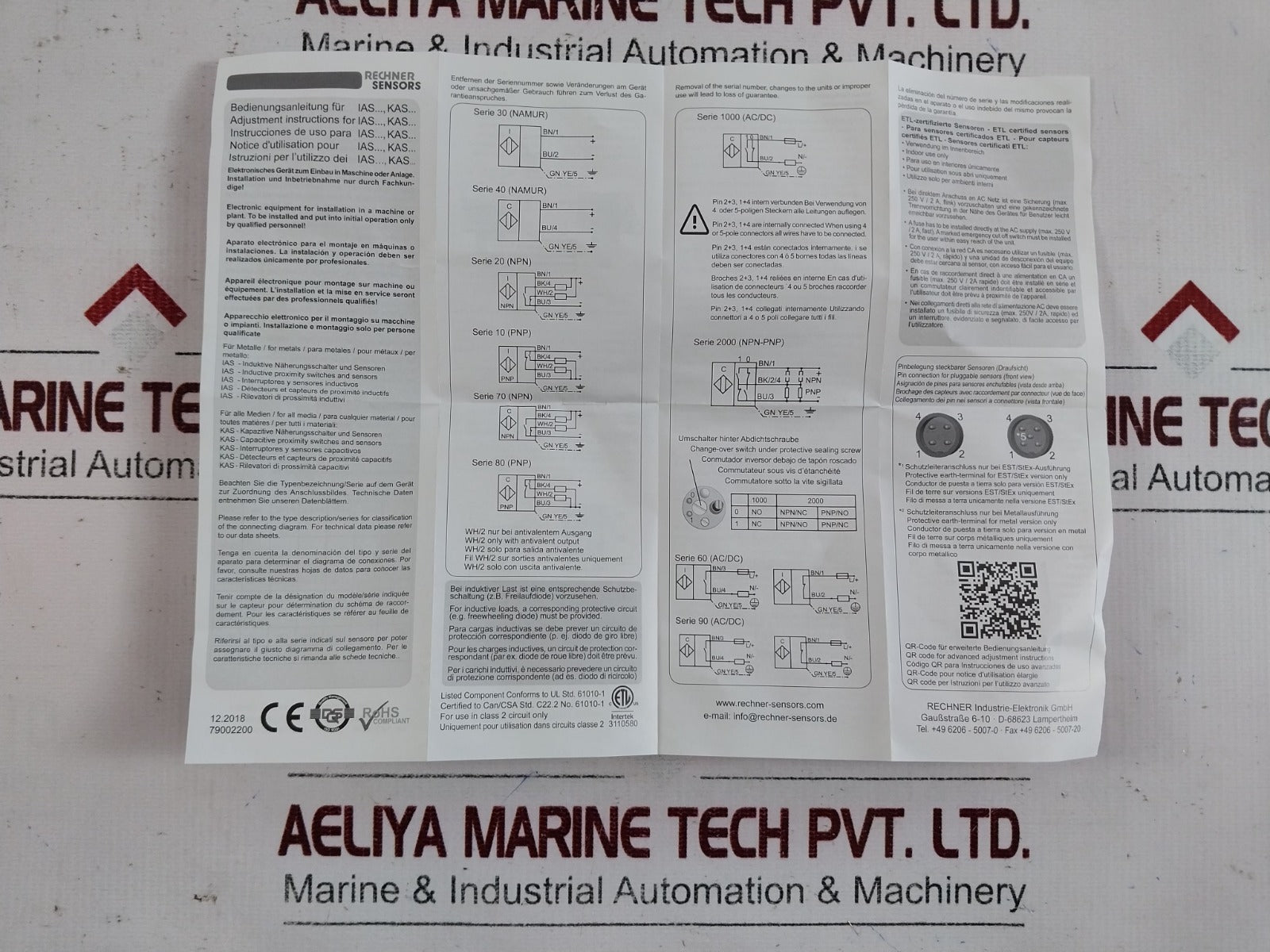 Rechner Ias-10-a22-s-m12-pa/Vab-z02-0 Rechner Inductive Sensor 102400