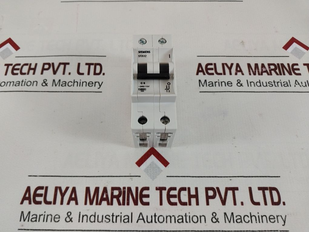 Siemens 5Sx42 C6 2-pole Circuit Breaker
