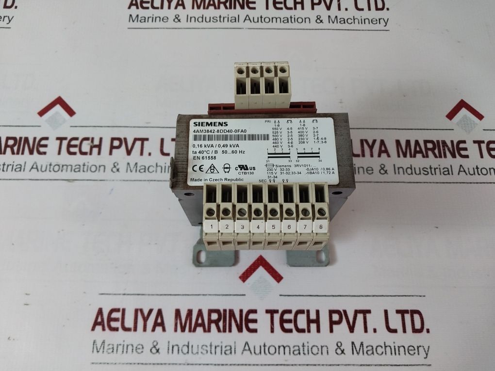 Siemens 4Am3842-8Dd40-0Fa0 Transformer