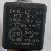 Rapa Bv01 L2 1/4 Solenoid Valve Coil Used