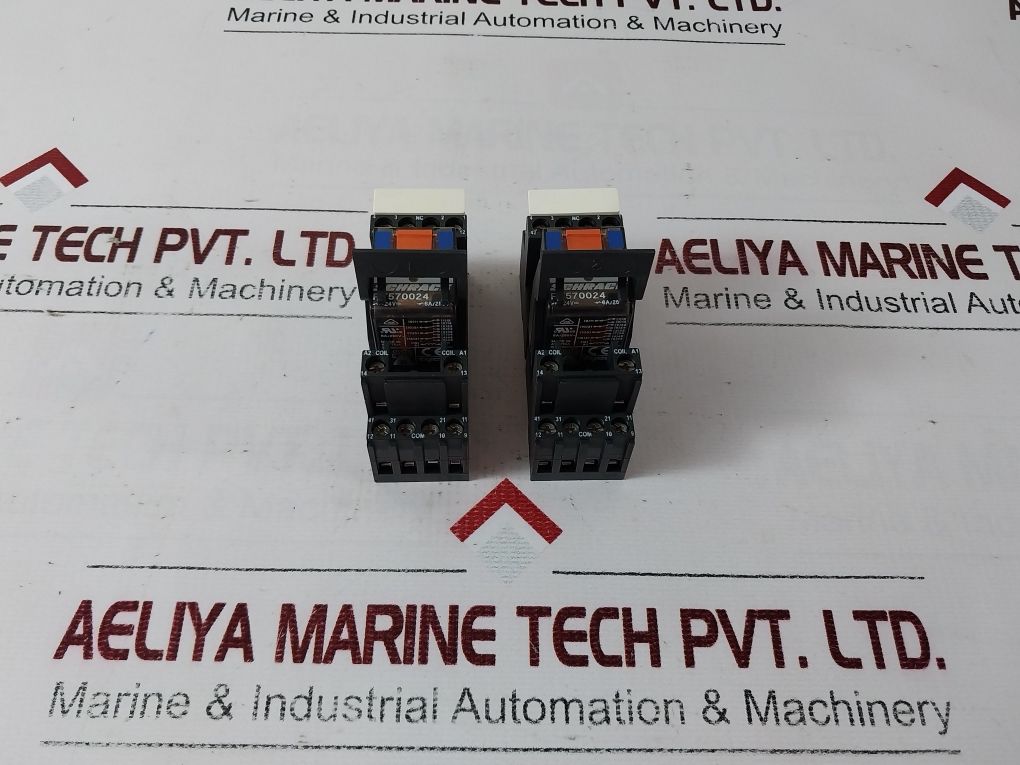Schrack Pt570024 Relay With Pt78704 Base