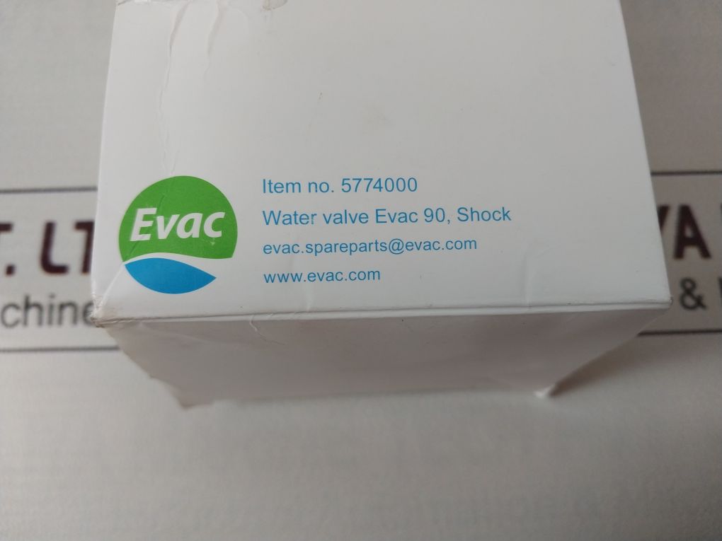 Evac 5774000 Water Valve 