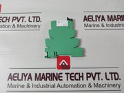 Lot of 4X Phoenix Contact PLC-BSC-24DC/21 Terminal Block Relay With Base 2961105