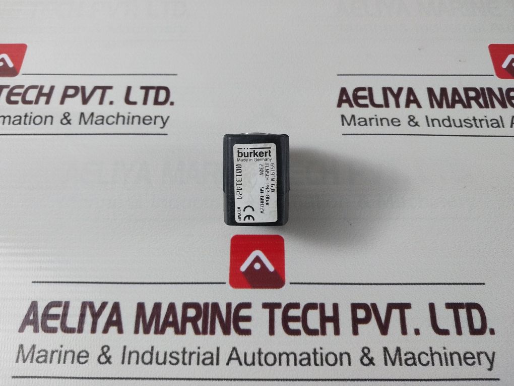 Burkert 6519 W 6,0 Solenoid Coil 230V 50-60Hz 2W