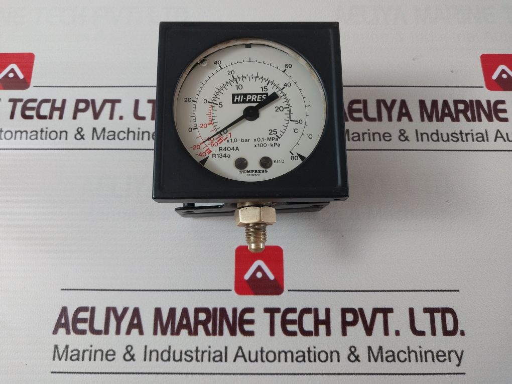 Tempress R404A R134A Pressure Gauge -1 To 25