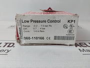 Danfoss Kp1 060-110166 Low Pressure Control Switch -0.2…7.5 Bar Pe