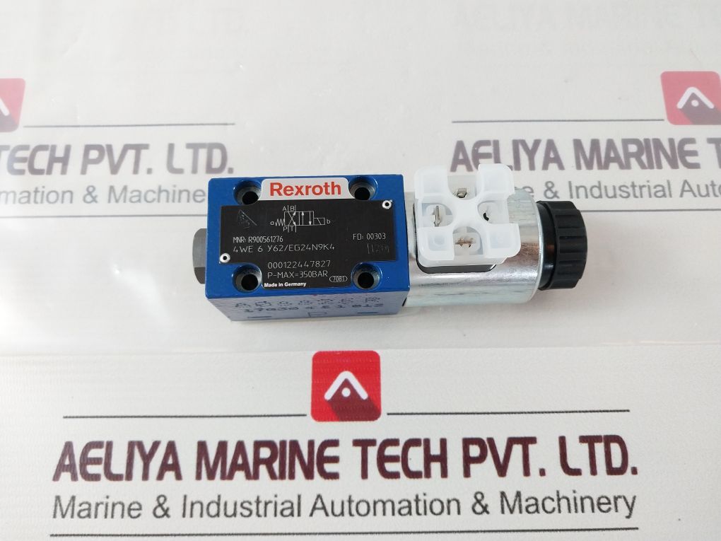 Rexroth R900561276 Directional Control Valve 4We 6 Y62/Eg24N9K4 350 Bar