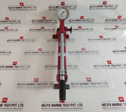 Hanmi P-3-1500 Hydraulic Hand Pump With En837-1 Pressure Gauge