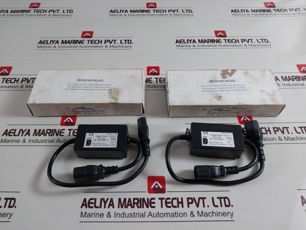 Mariner Systems Rf1004-mst-c Single Phase Rfi Filter