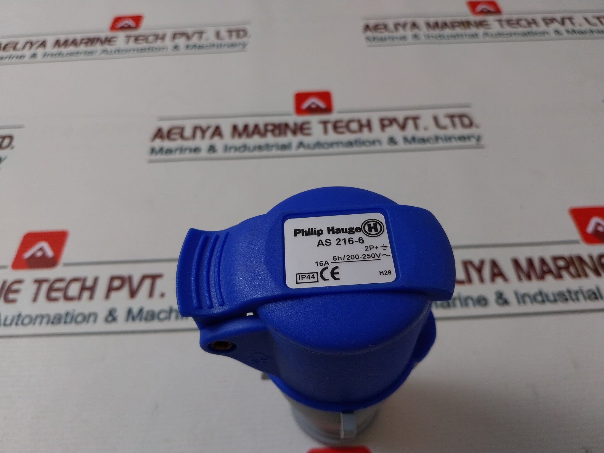 Philip Hauge As 216-6 Connector Socket 16A 2P+ Ip44