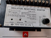Toyo Keiki Is-3 Insulation Resistance Monitor Ac 200~230V
