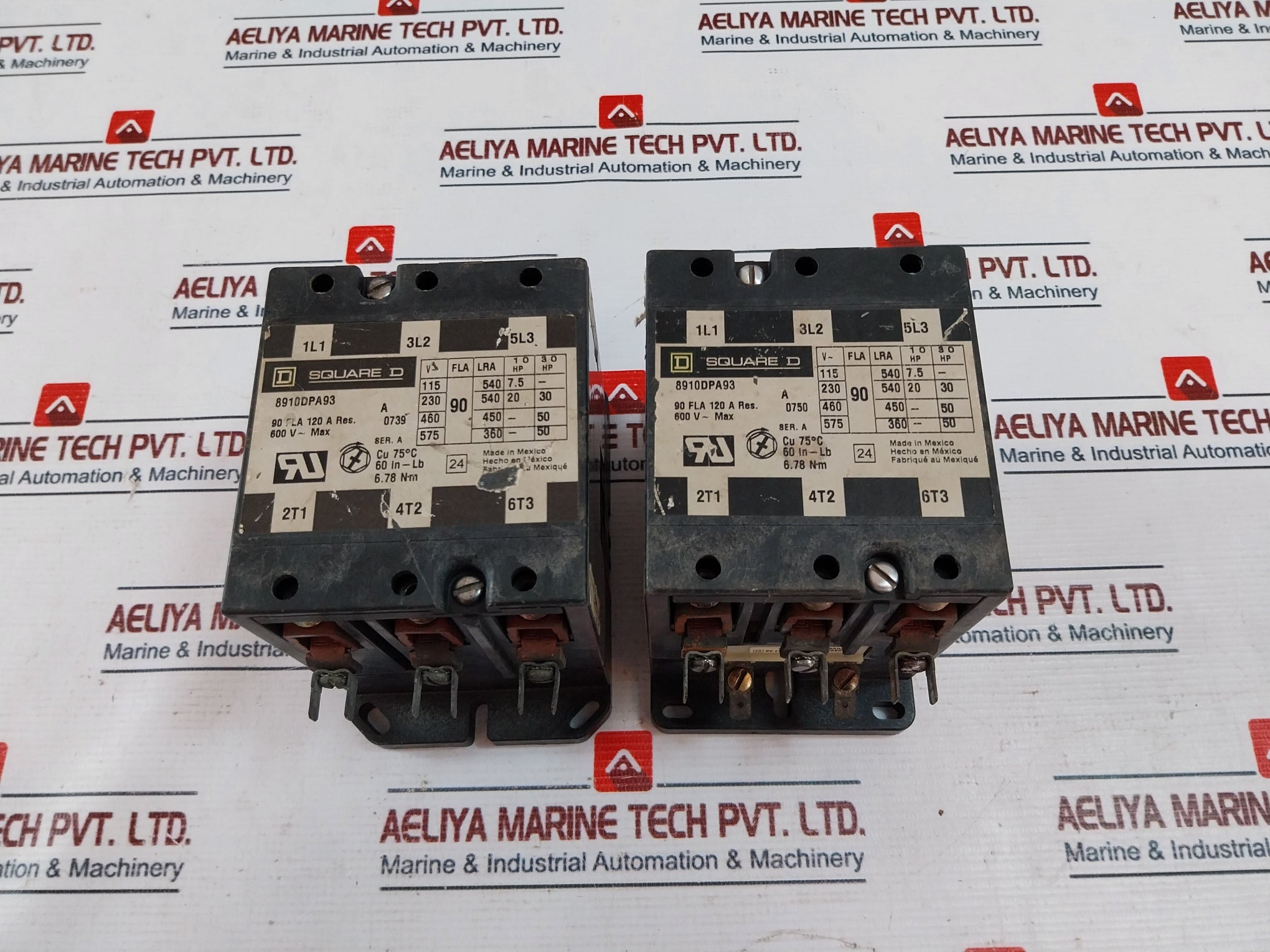 Square D 8910Dpa93 Purpose Contactor 110/120V 50/60 Hz
