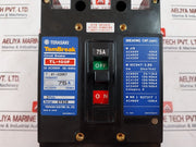 Terasaki Tl-100F Current Limiting Circuit Breaker 3 Pole 75A Ac690V