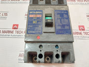 Mitsubishi Nf100-ur No-fuse Breaker W/ U-1Rs100 Current Limiting Unit