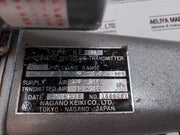 Nagano Keiki Ke 21 Pneumatic Pressure Transmitter W/ Air Regulator Xr 15