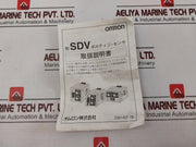 Omron Sdv-fm6 Voltage Sensor 100/110Vac (New)