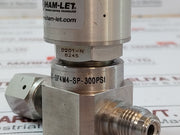 Ham-let Hm20-4Vkc-gf4M4-sp-300Psi Pneumatic Diaphragm Valve Ss316L