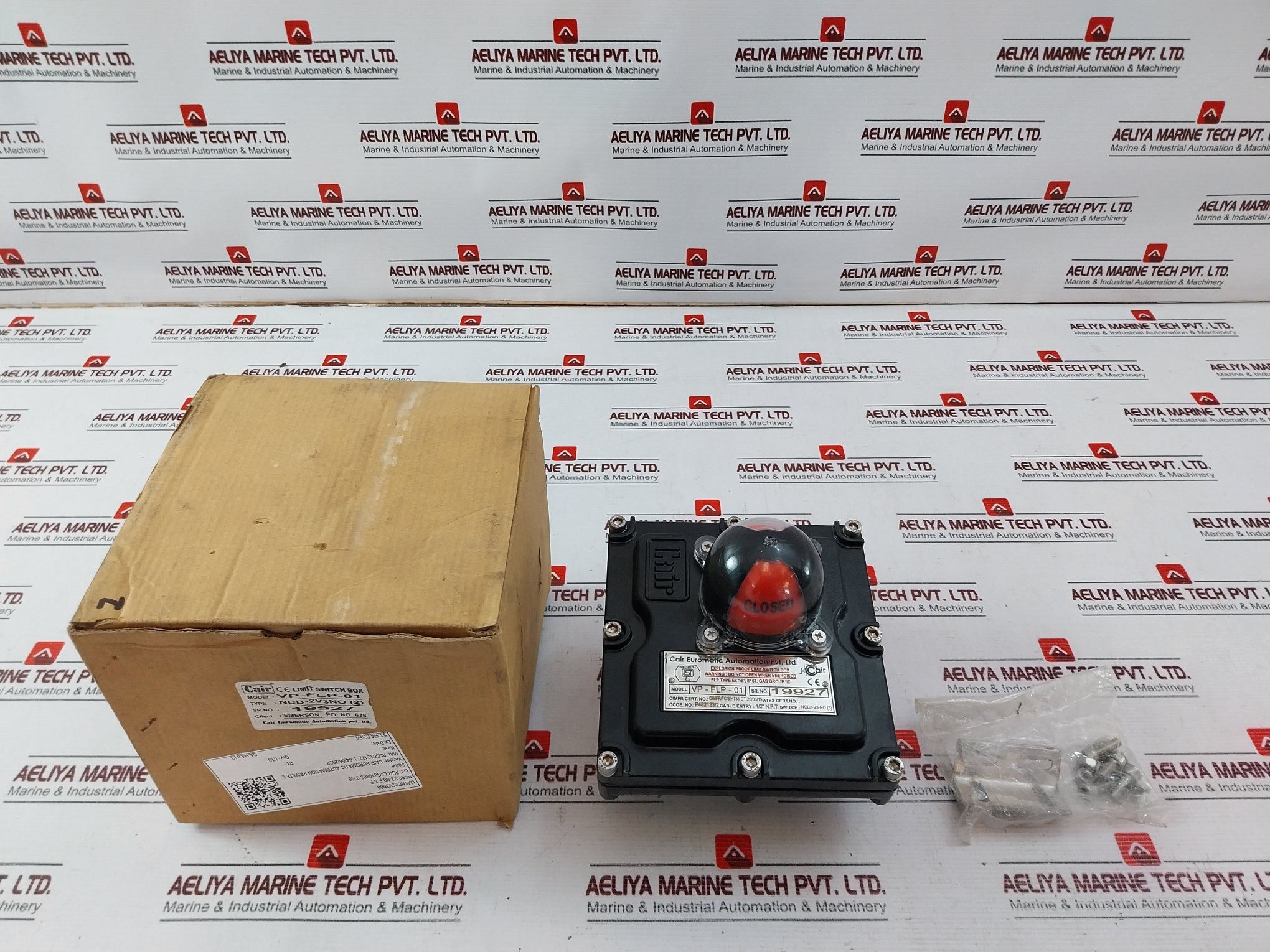 Cair Vp-flp-01 Explosion Proof Limit Switch Box Used
