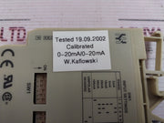 Weidmuller W408-00A3 Analogue Isolator 9 To 30Vdc Power