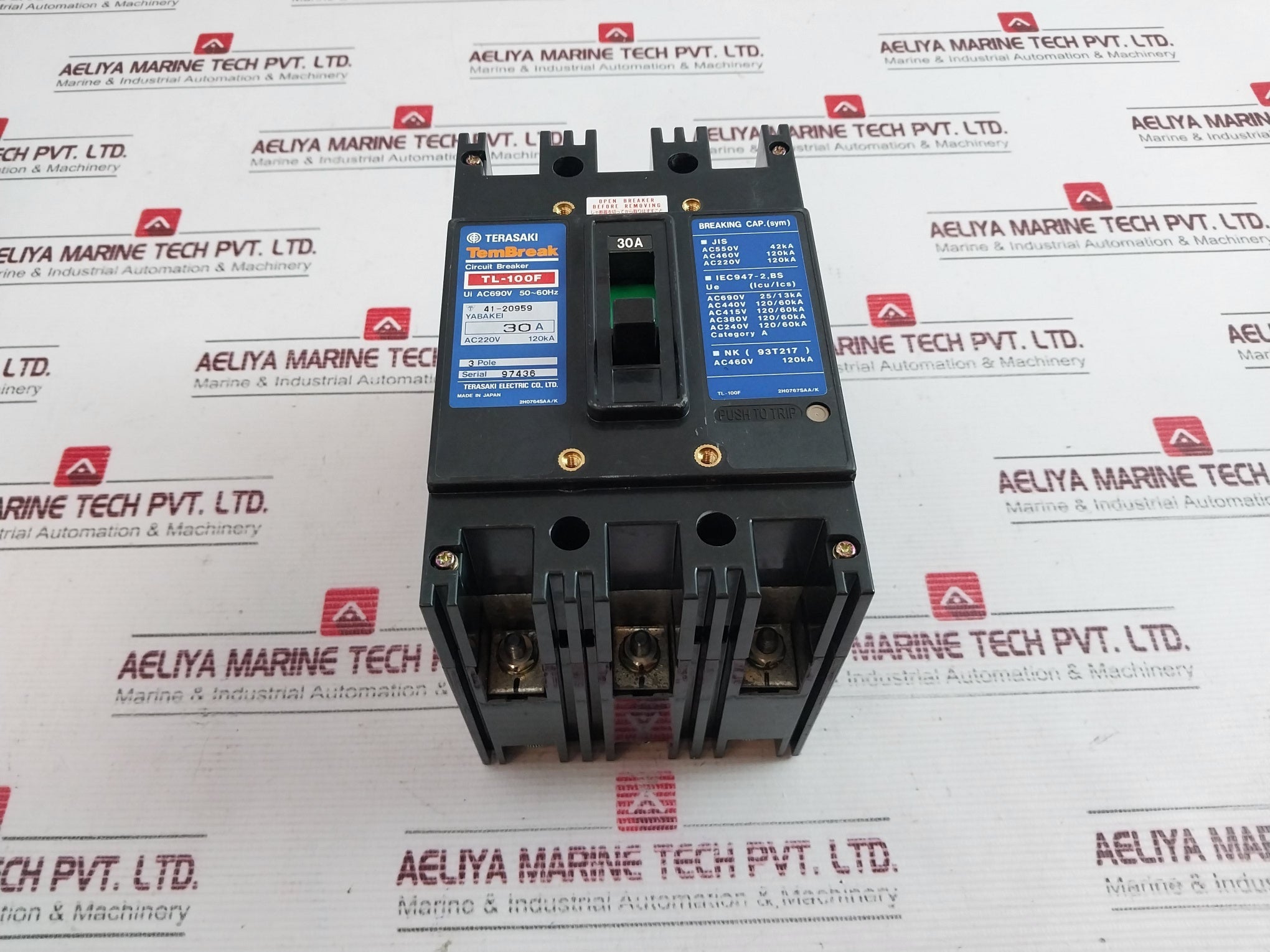 Terasaki Tl-100F Circuit Breaker 30Amp